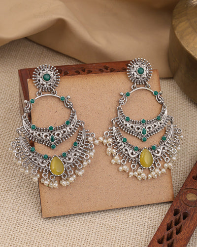 🎁 Mugdha Chandbali Earrings (Discount)