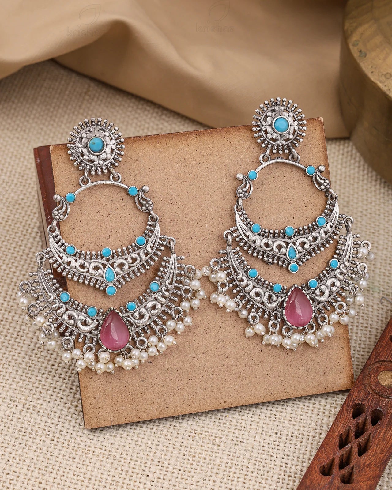 Krishna Combo Earring Set - wxo