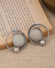 Moh Circular Stud Earrings