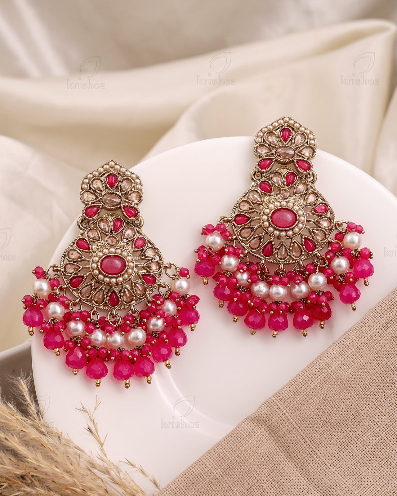 Sanam Pakistani Kundan Danglers