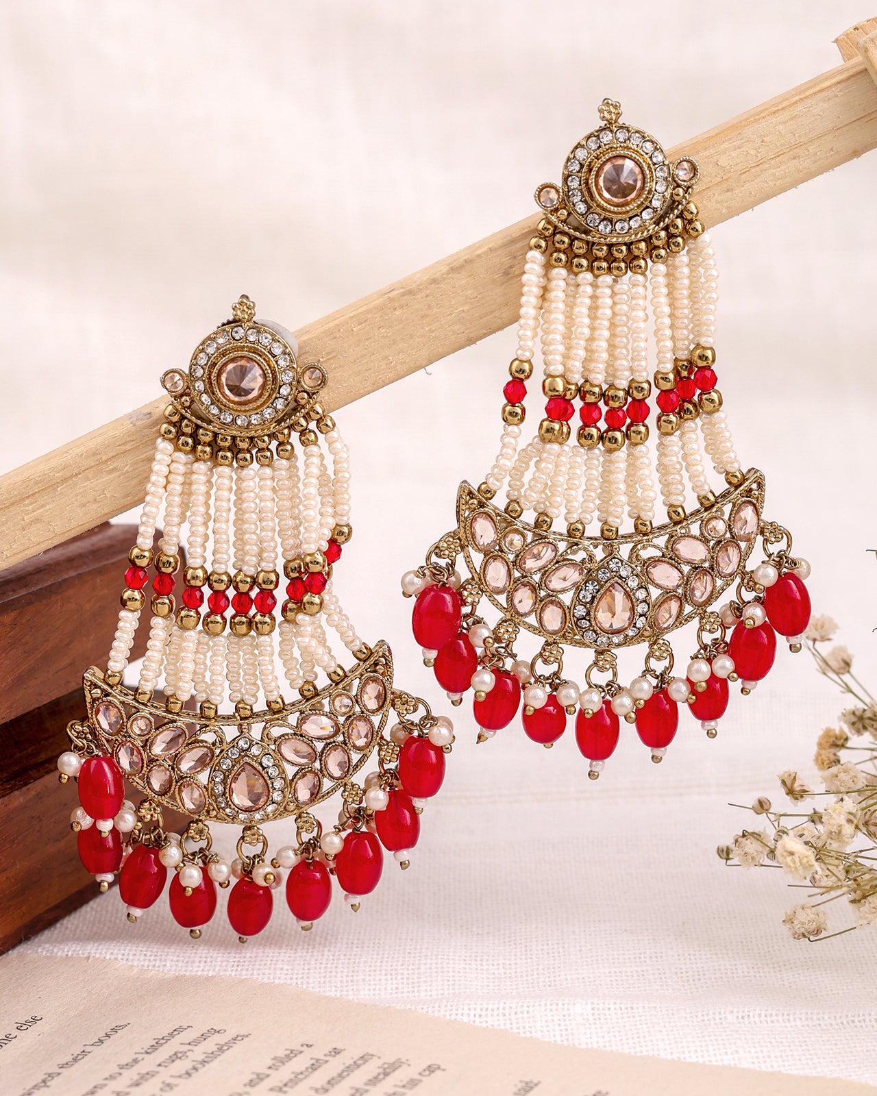 Ayat Pakistani Kundan Danglers