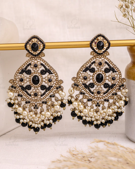 Rania Pakistani Kundan Danglers