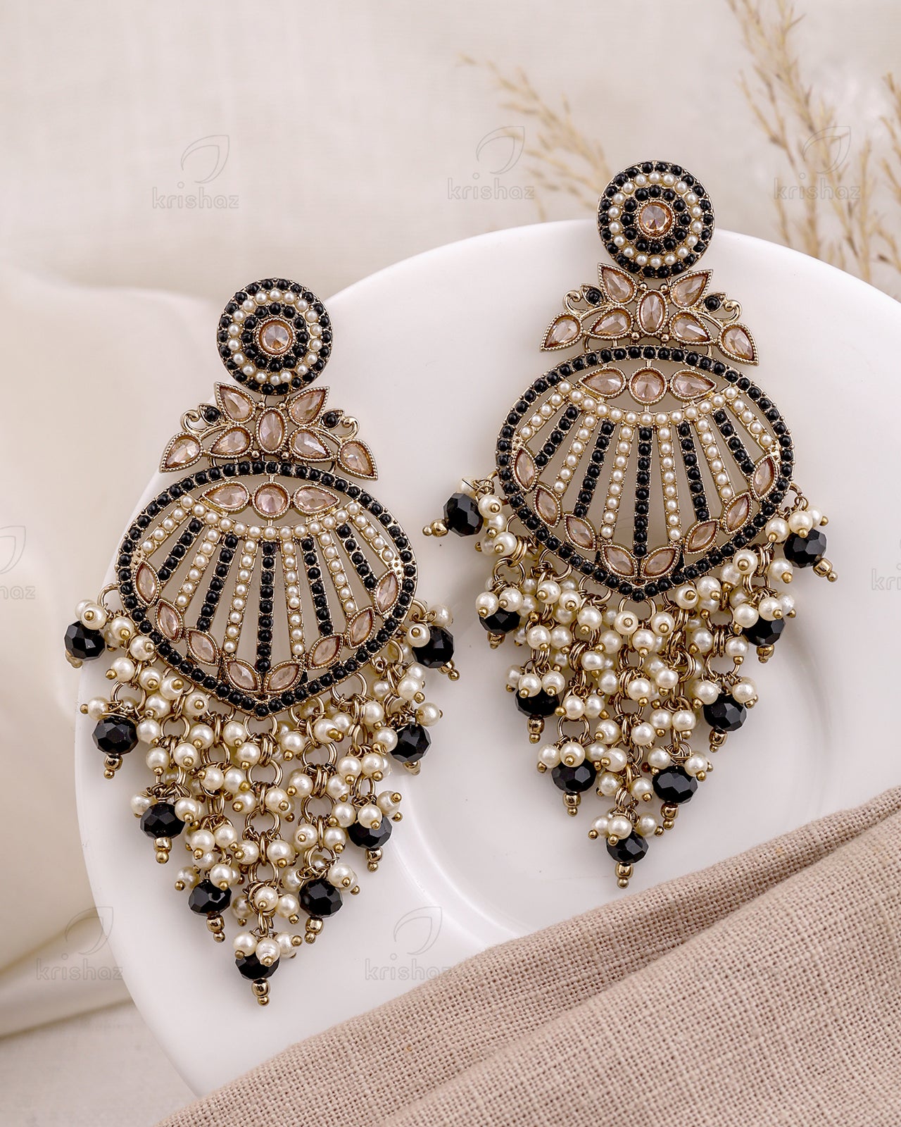 Zareen Pakistani Kundan Danglers