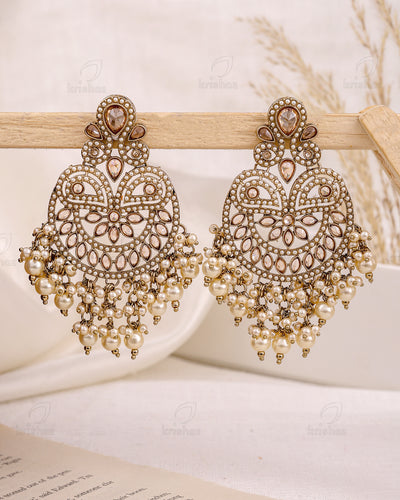 Ruhana Pakistani Kundan Danglers