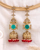 Mariam Pakistani Kundan Jhumki With Earchain