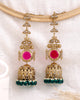 Mariam Pakistani Kundan Jhumki With Earchain