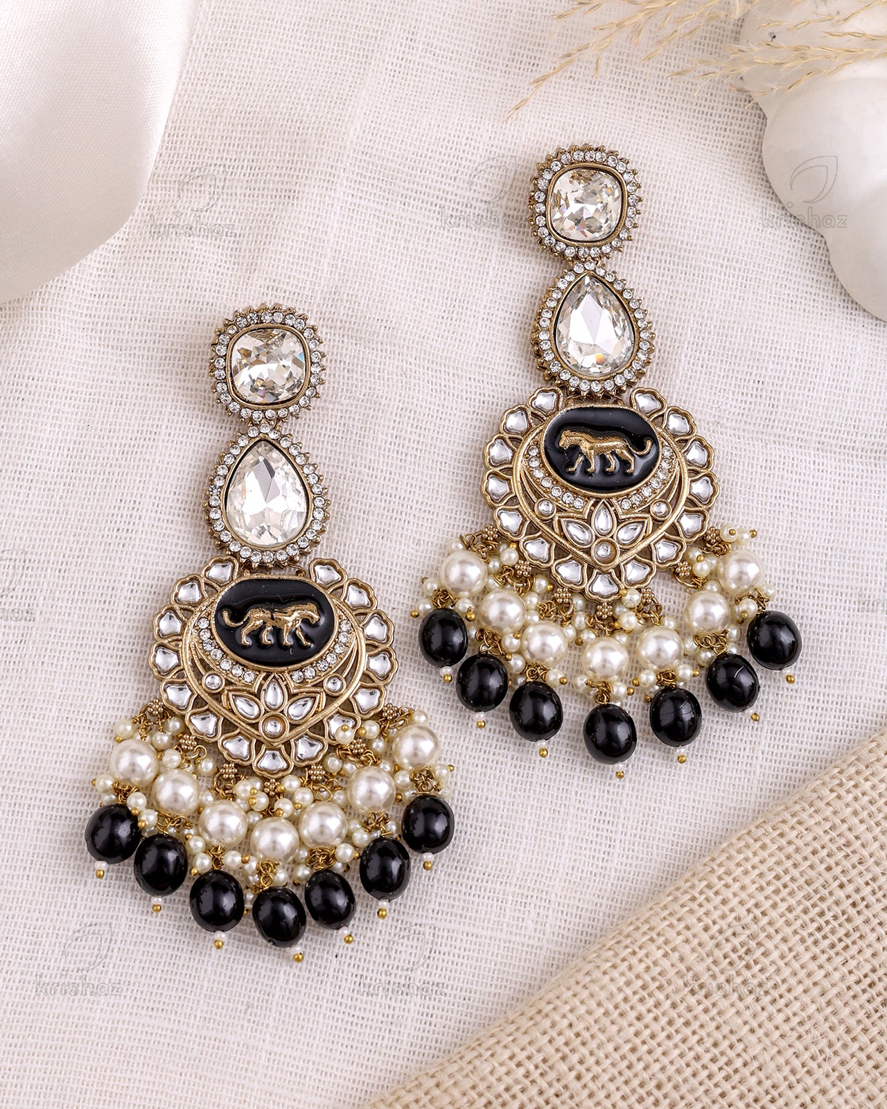 Nagina Pakistani Kundan Danglers