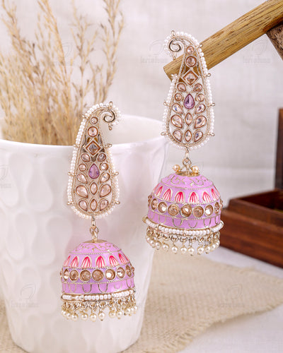 Ushna Pakistani Kundan Jhumki