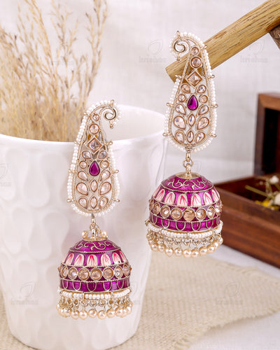 Ushna Pakistani Kundan Jhumki