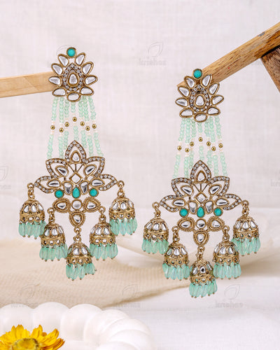 Kashmala Pakistani Kundan Danglers