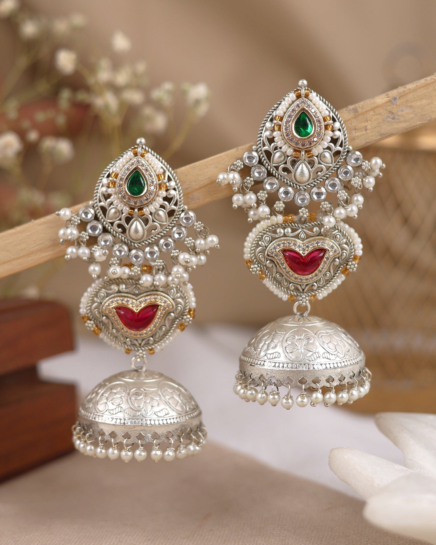 Mridula Premium Jhumki Earrings