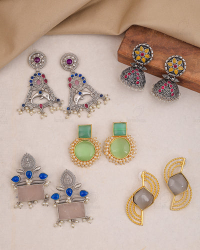 Vineet Combo Earring Set - wxo