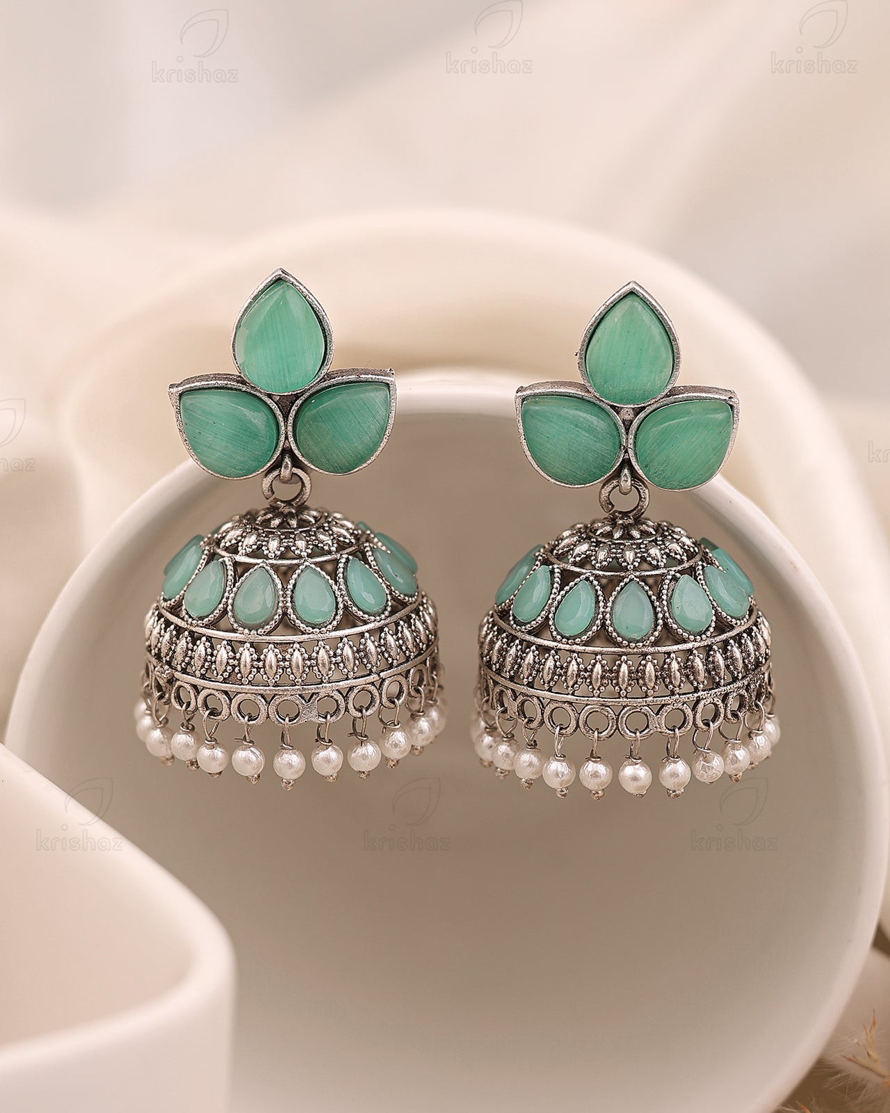 Annabelle Jhumki Earrings - wxo