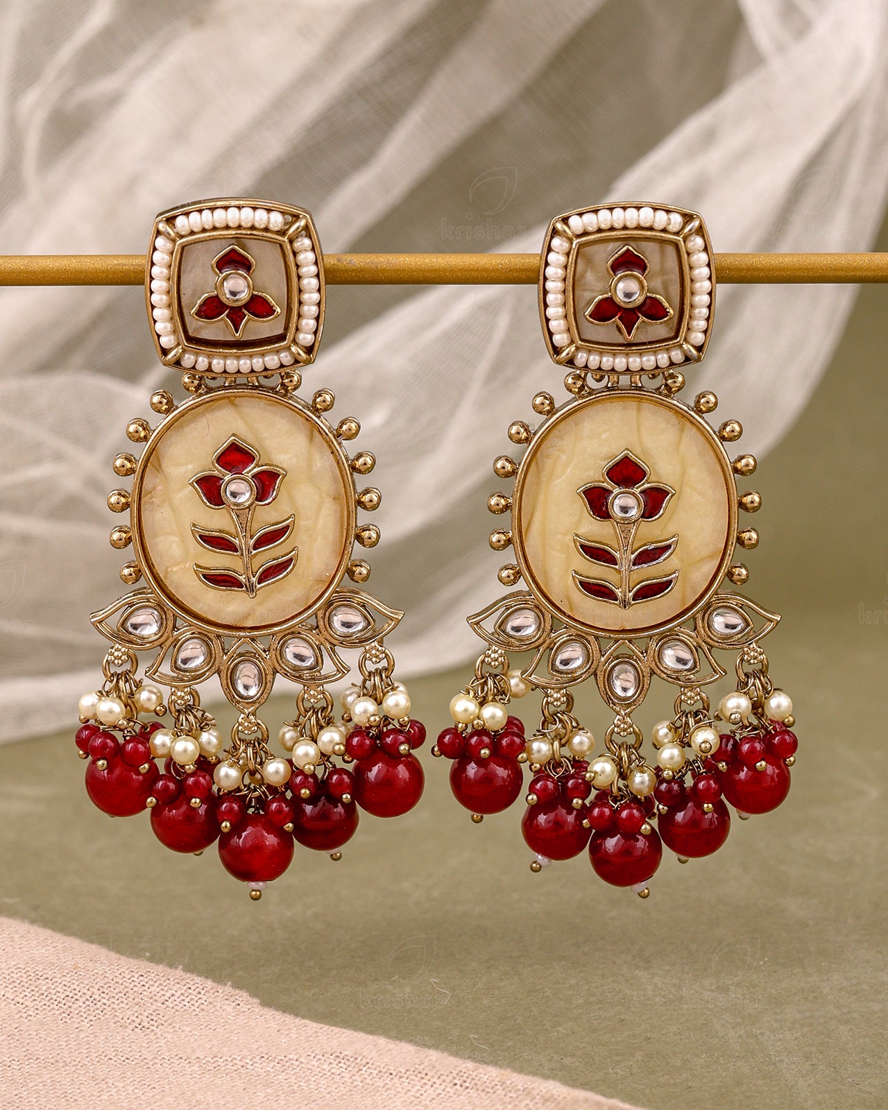 Nalini Kundan Danglers-M