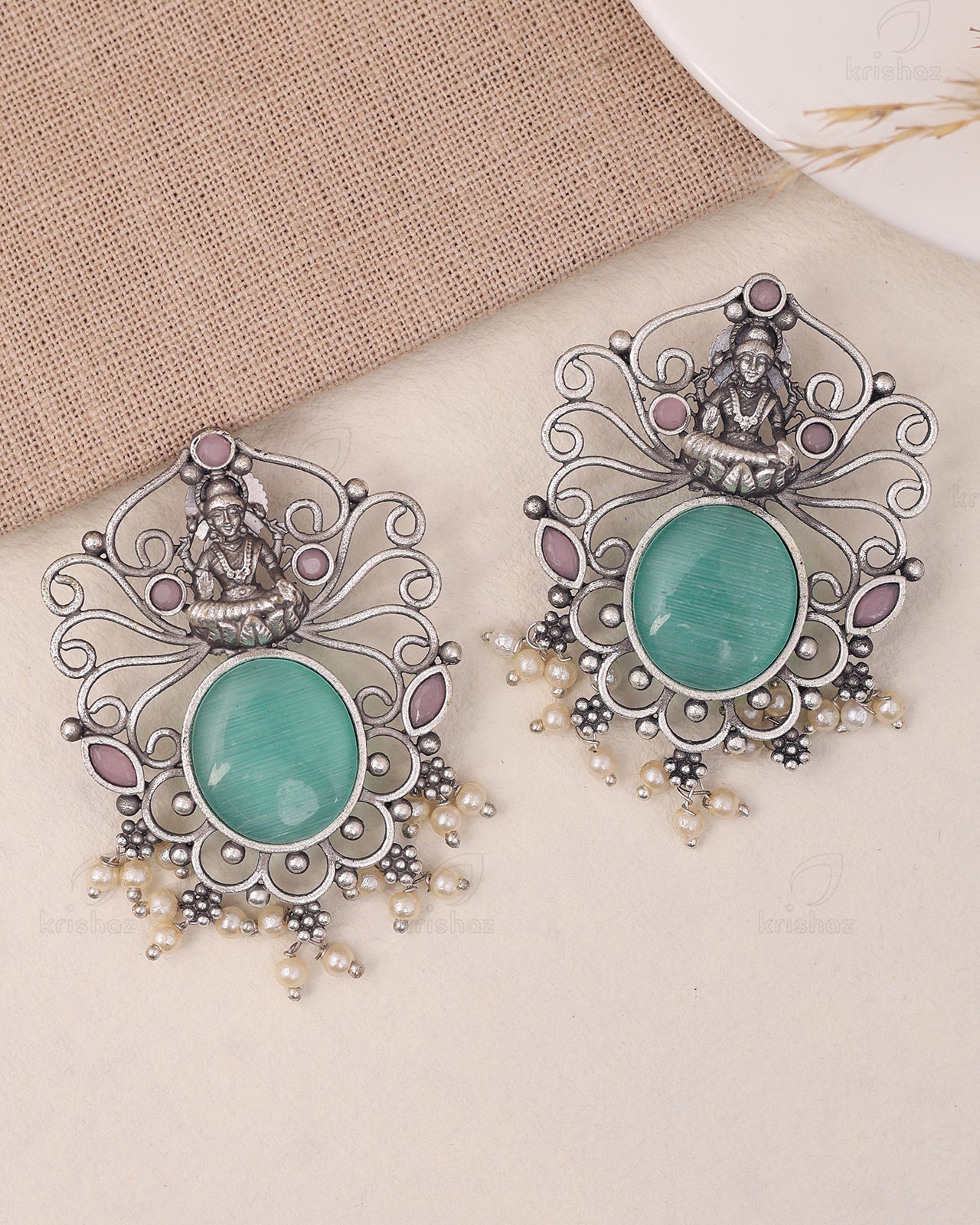 Shubhra Goddess Dangler Earrings