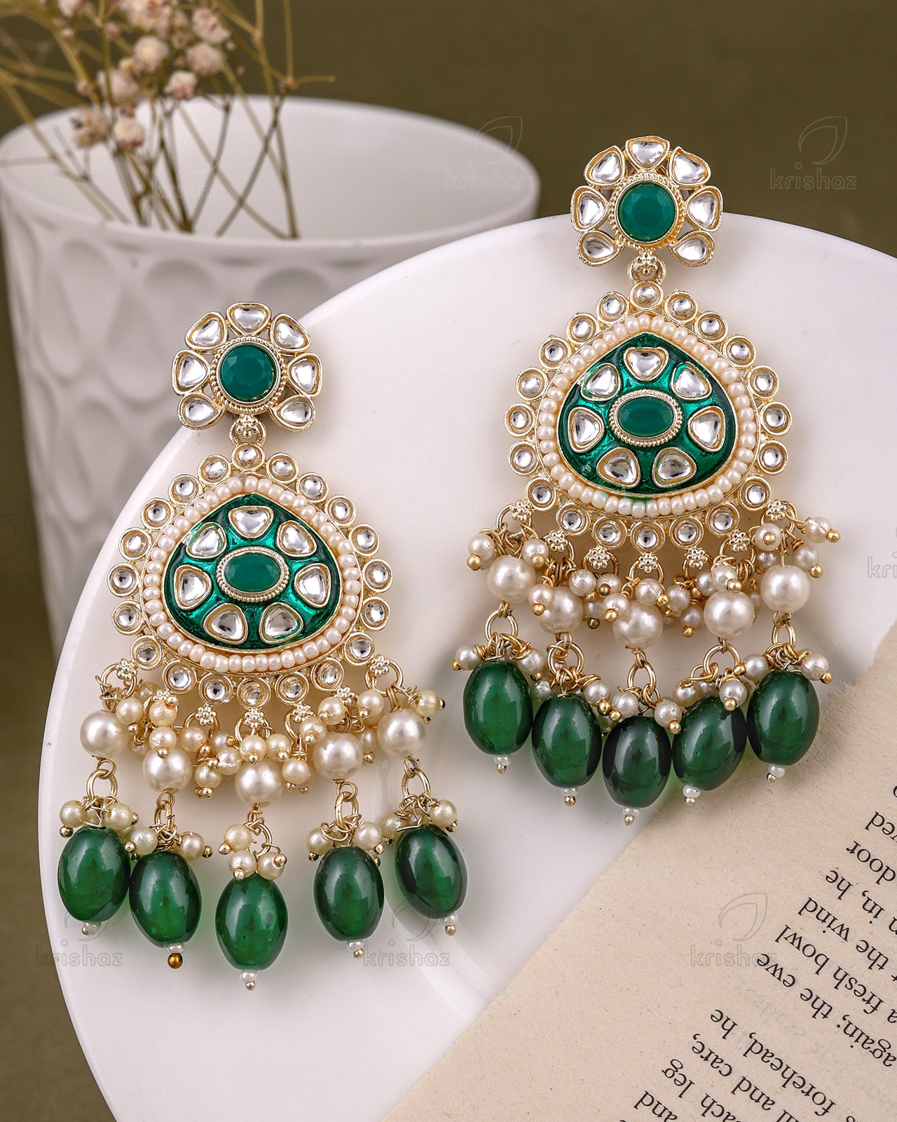 Milap Kundan Danglers-M