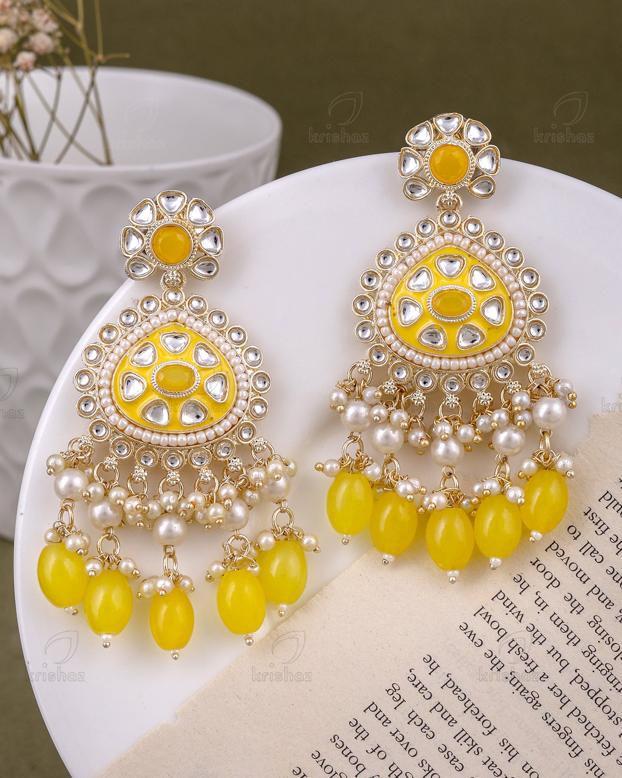 Milap Kundan Danglers-M