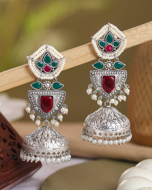 Pankhuri Jhumki Earrings