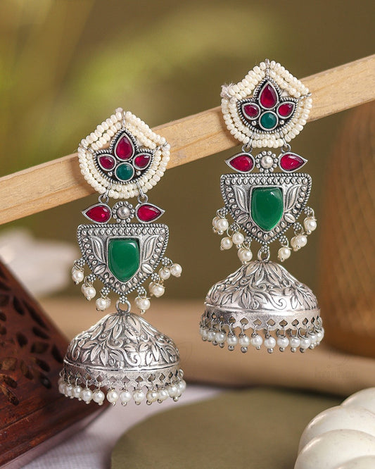 Pankhuri Jhumki Earrings