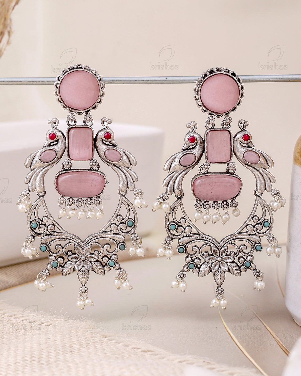 Pushpa Dangler Earrings