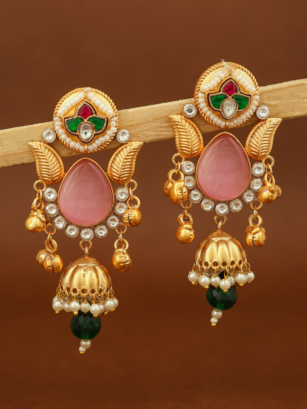 Sreejitha Premium Gold Jhumki