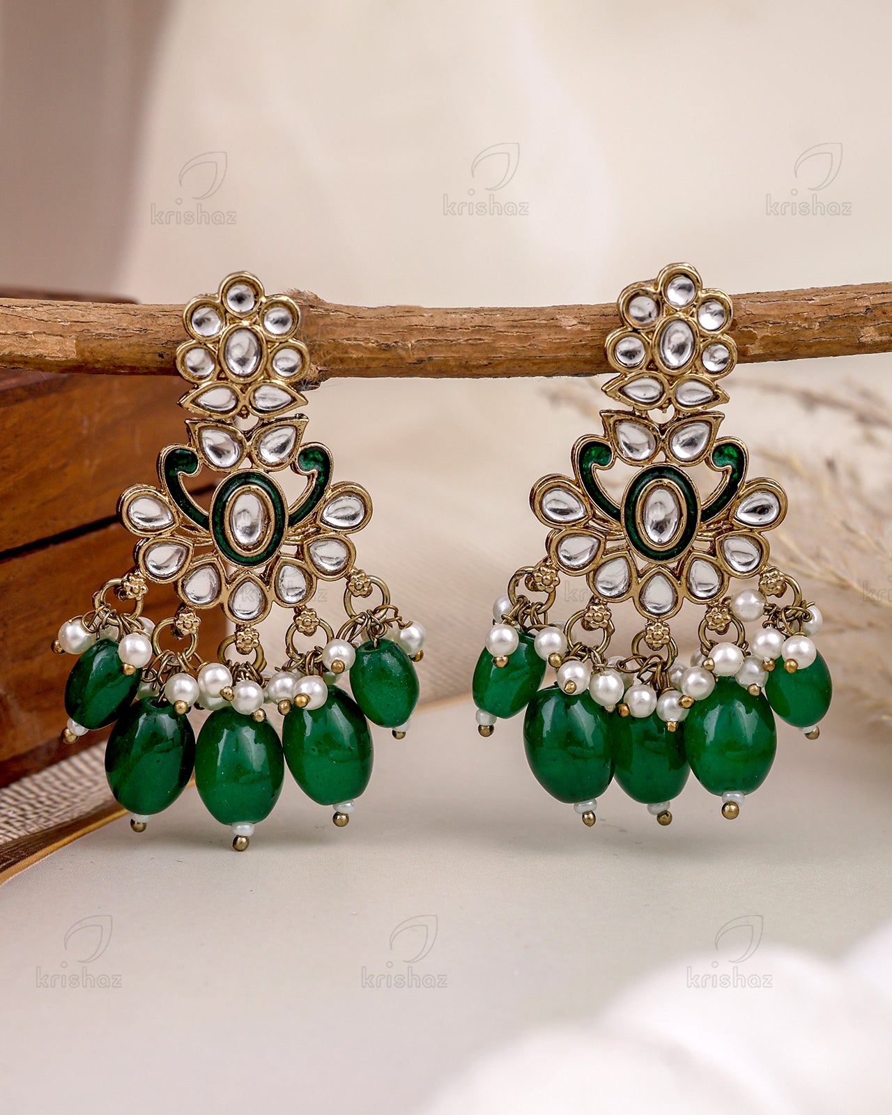 Bhargavi Kundan Danglers-M