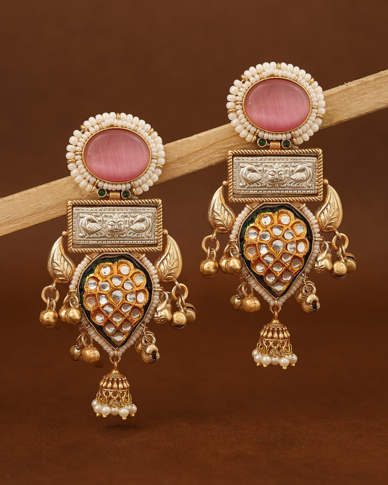 Maitra Premium Gold Dangler