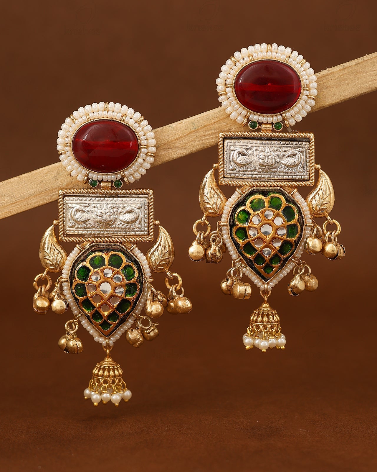 Maitra Premium Gold Dangler