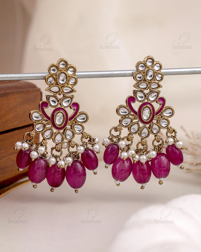 Bhargavi Kundan Danglers-M