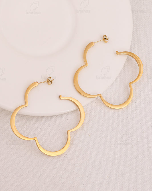 Abstract Flower Fashionable Hoop