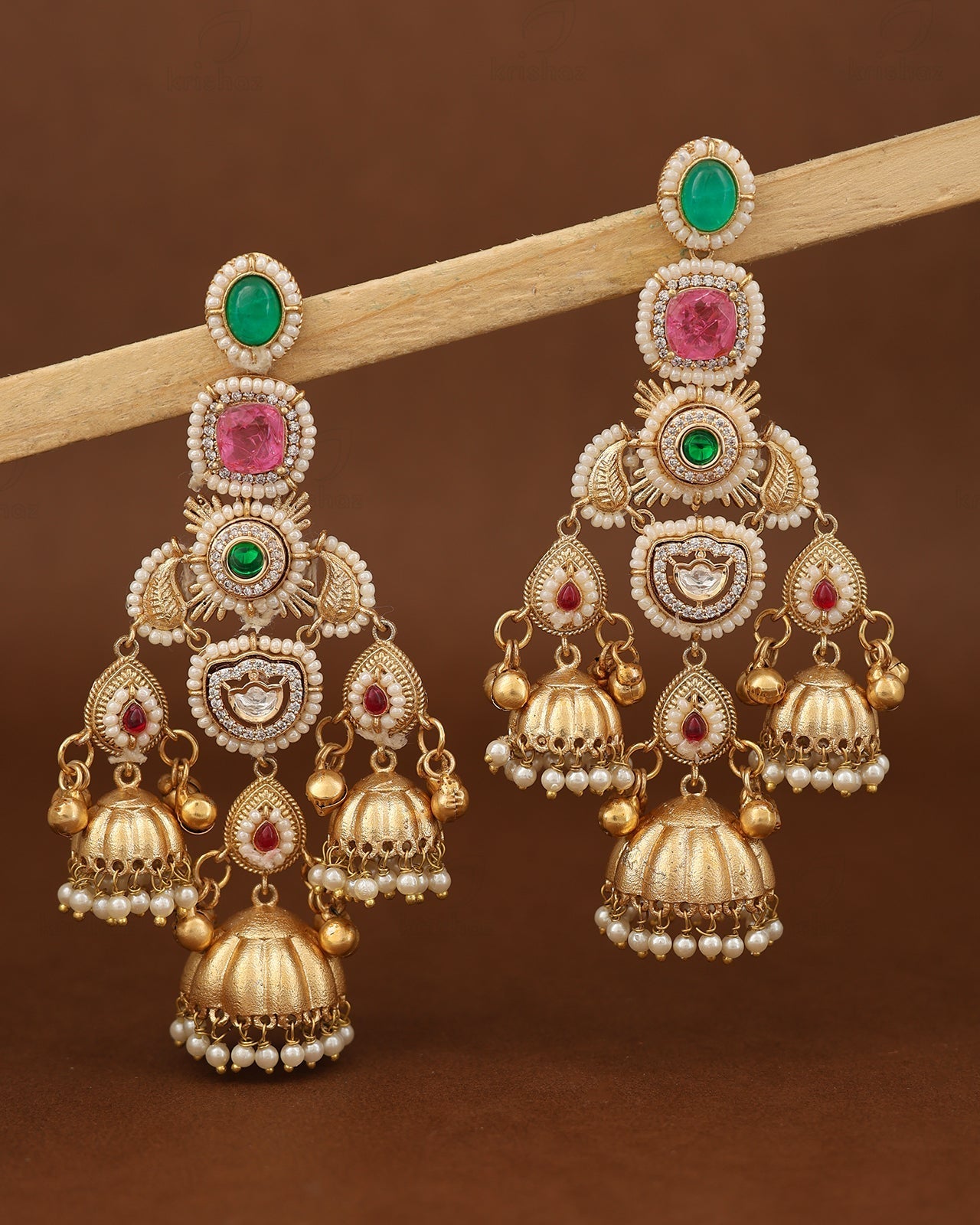 Rajeshwari Premium Gold Jhumki