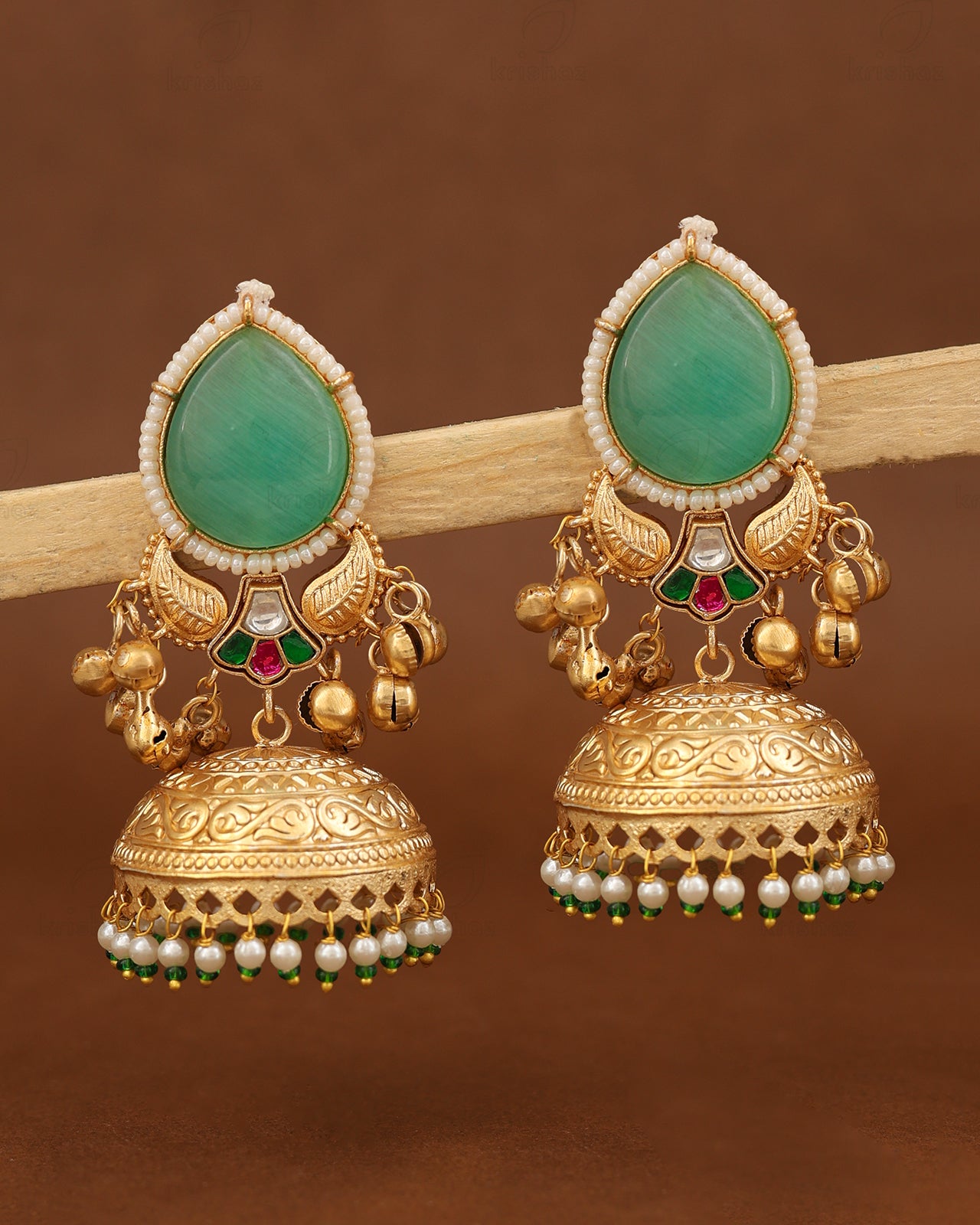 Sharvani Gold Jhumki