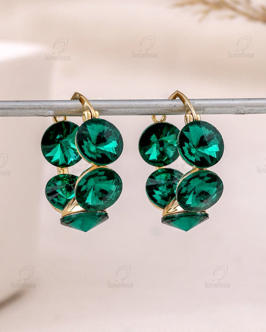 Anorah Fashionable Hoop Earrings