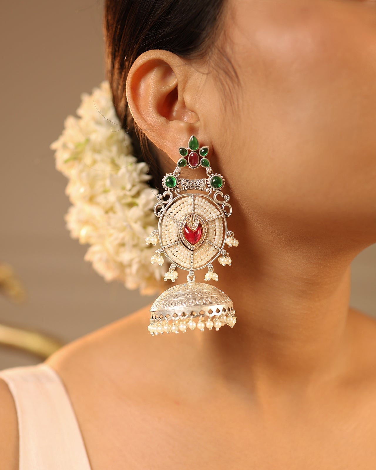 Jayshree Big Jhumka Earrings