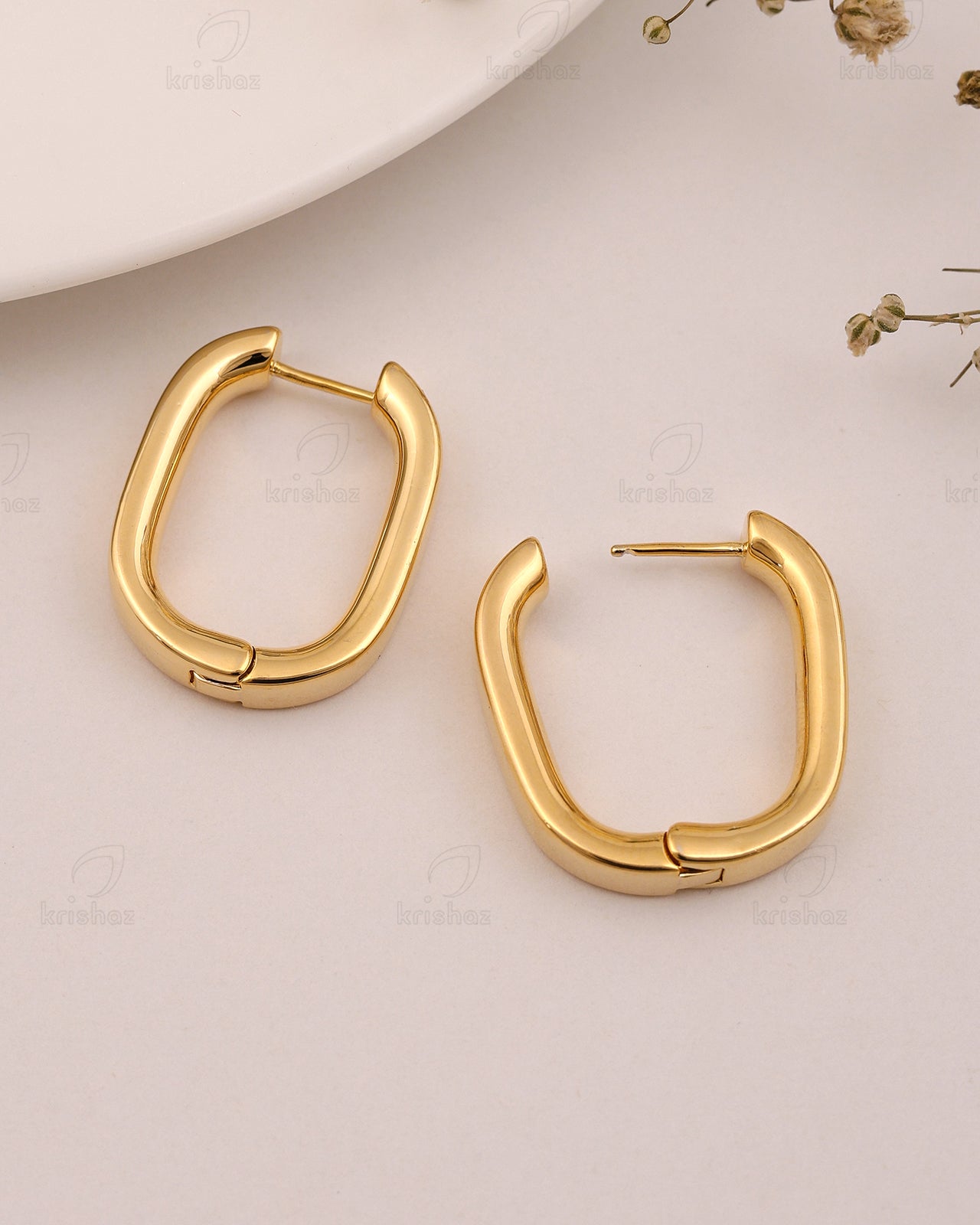 Squoval Fashionable Hoops