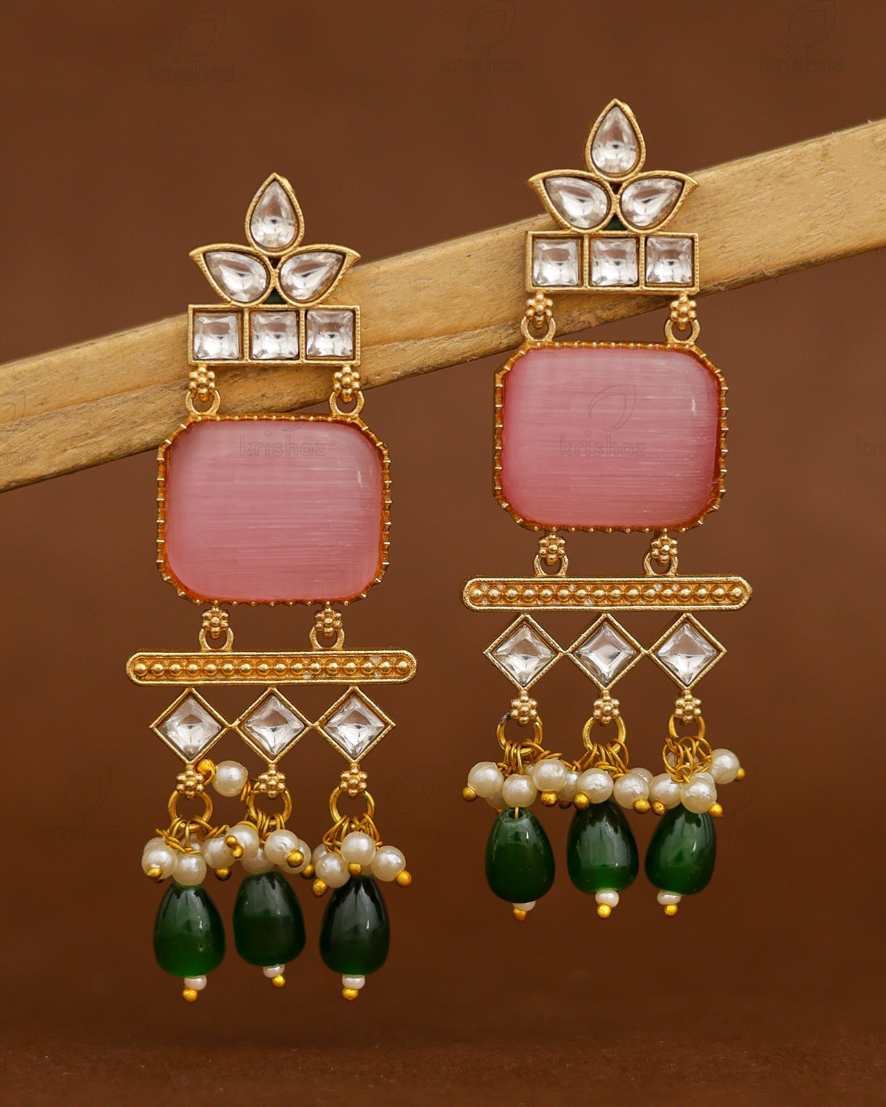 Bhavani Premium Gold Danglers