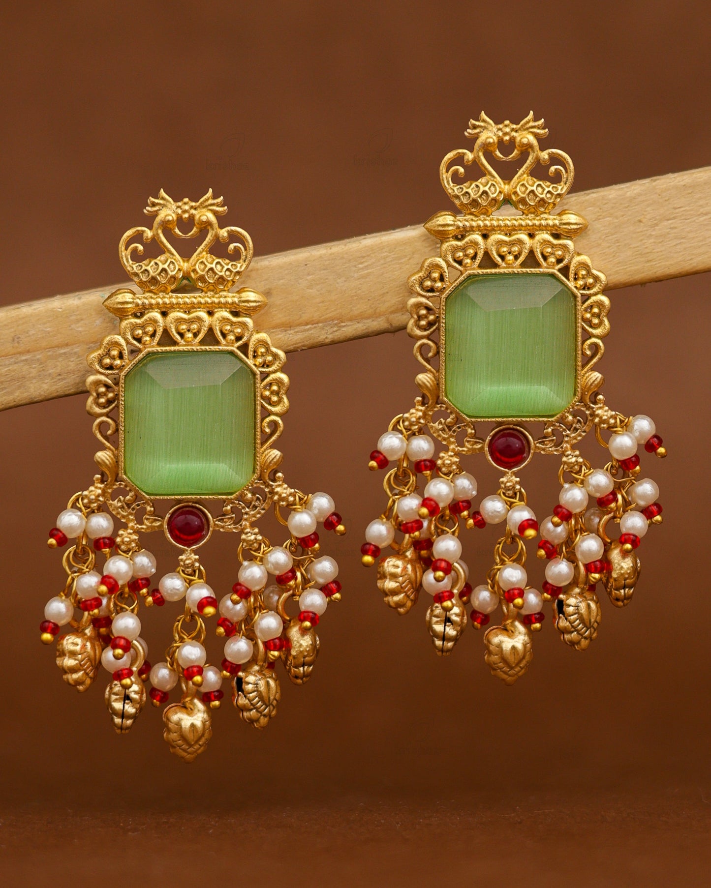 Nitya Premium Gold Danglers