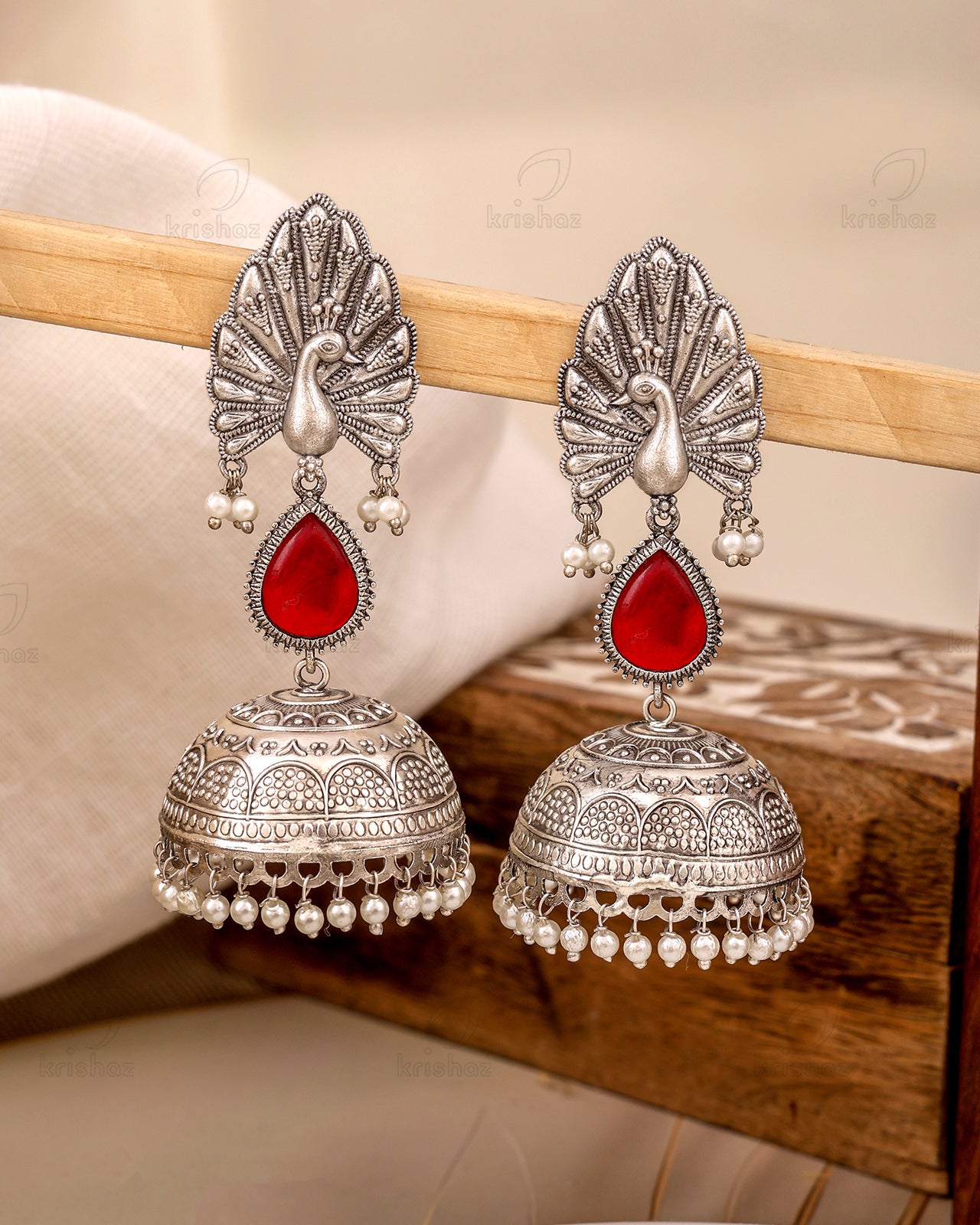 Mayuri Jhumki Earrings