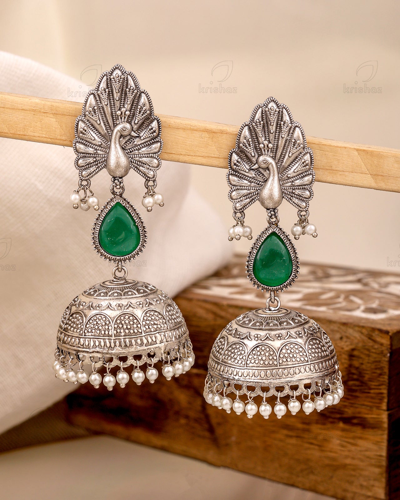 Mayuri Jhumki Earrings