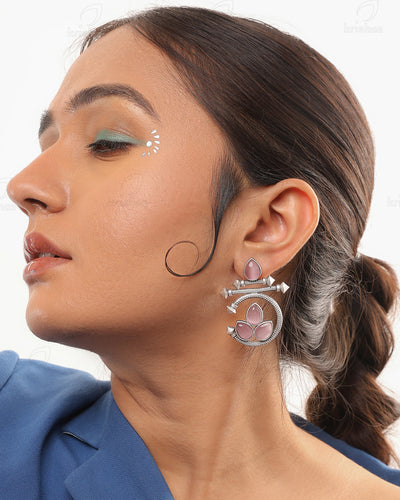 Aadhya Circular Stud Earrings - wxo