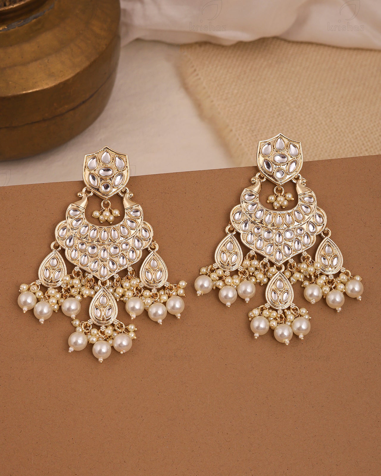 Vrish Kundan Danglers-M