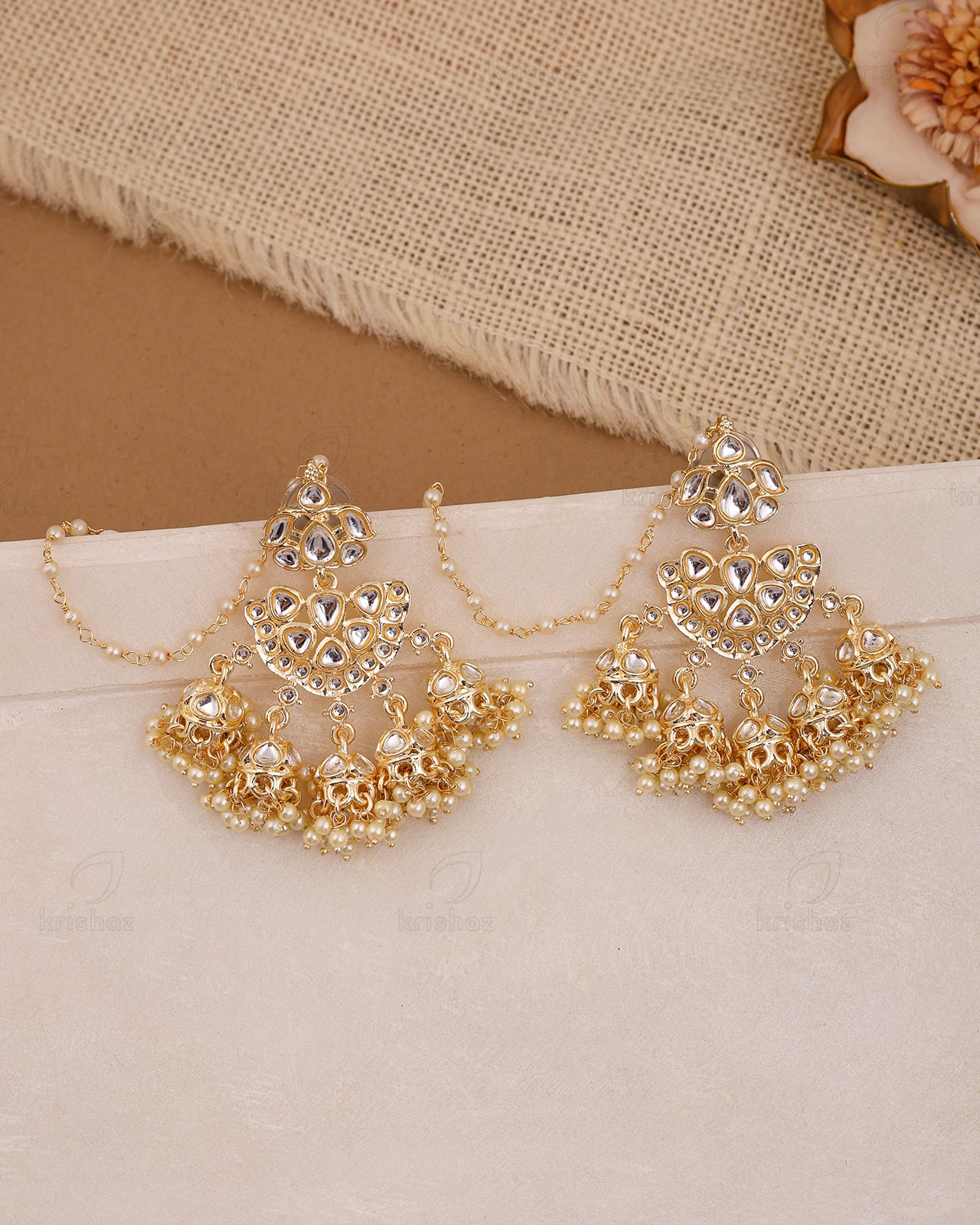 Sitara Kundan Danglers-M