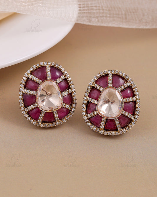 Mansa 22k Gold Plated Studs