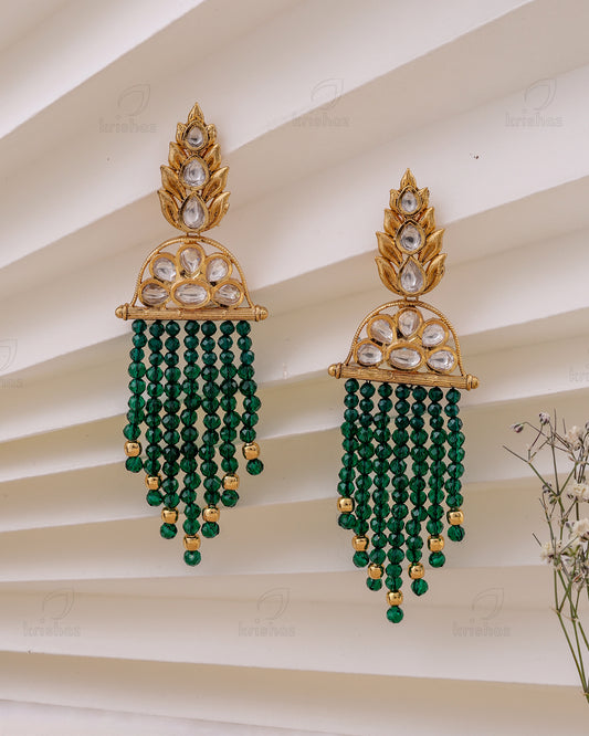 Vahini 22k Gold Plated Danglers