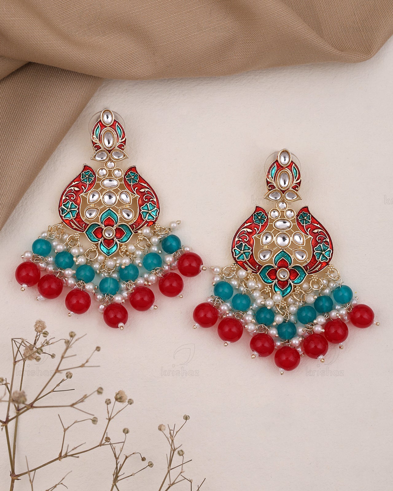 Sreena Kundan Danglers-M