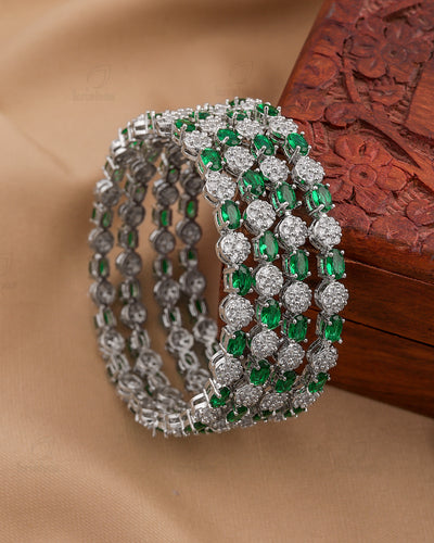 Mia 4Pcs Cz Bangles