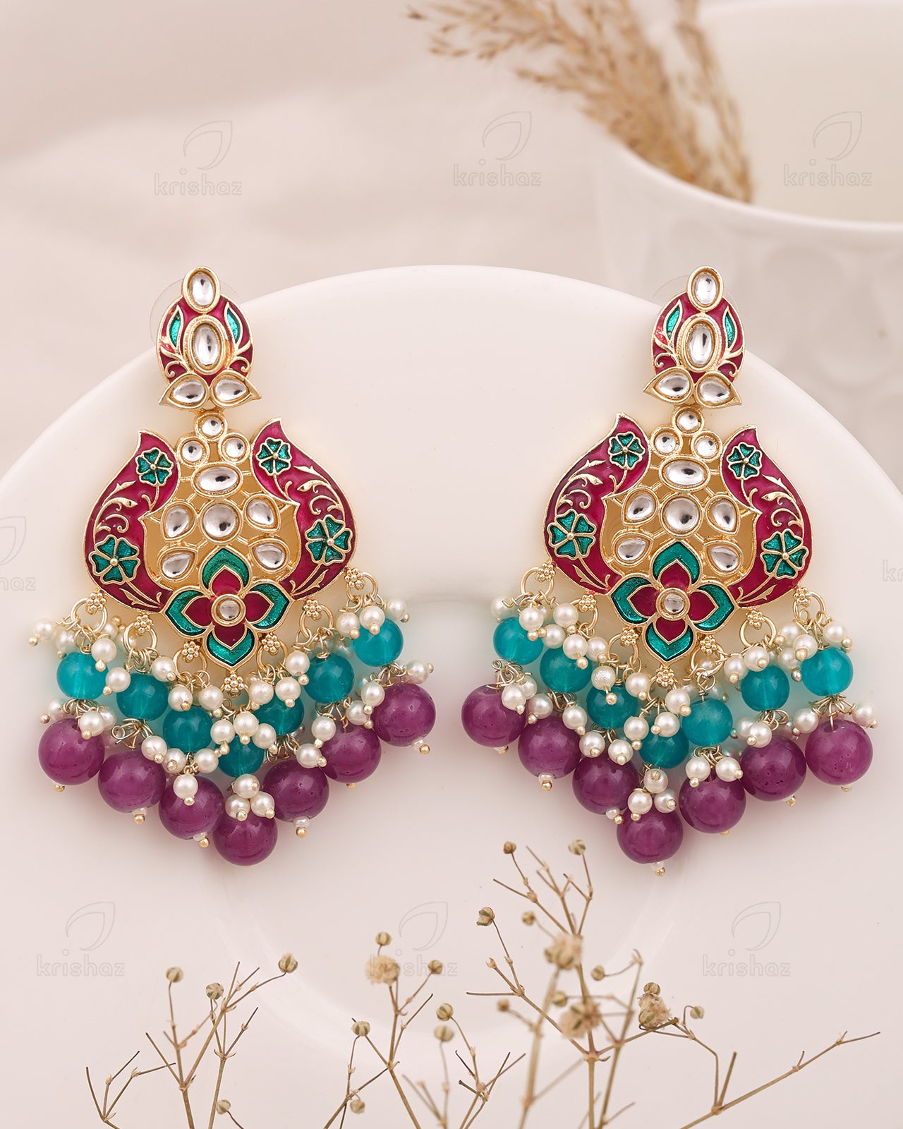 Sreena Kundan Danglers-M