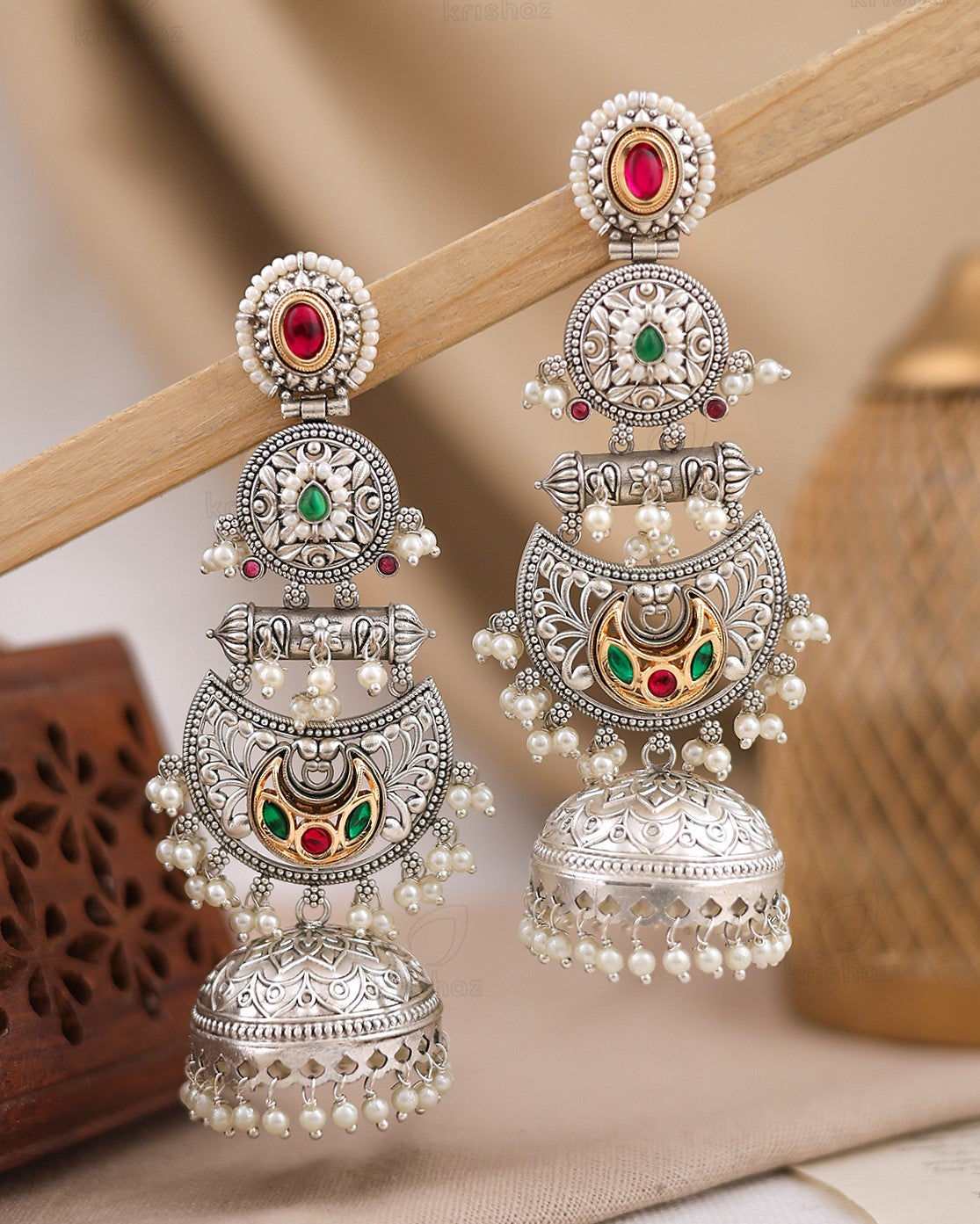 Arundati  Premium Jhumki Earrings