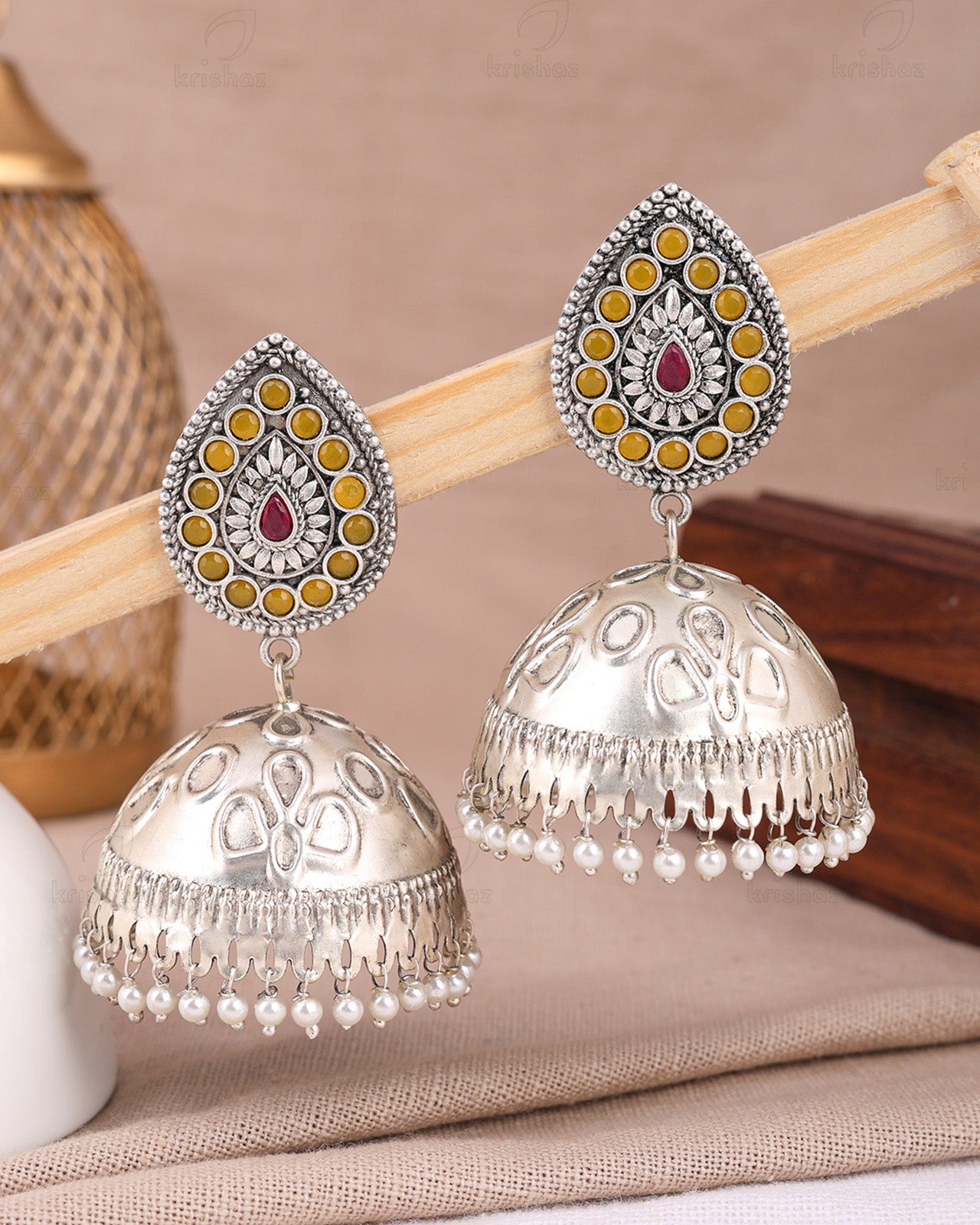 Krishika Jhumki Earrings