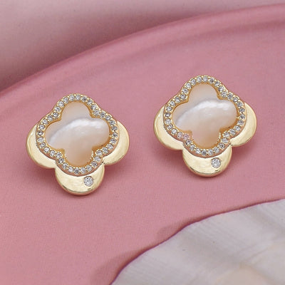 Clara Dainty American Diamond Fashionable Stud Earrings